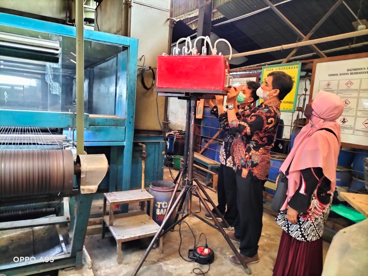Pengambilan Contoh Uji dalam Rangka Validasi Metode Uji Amonia di Udara Ruang 